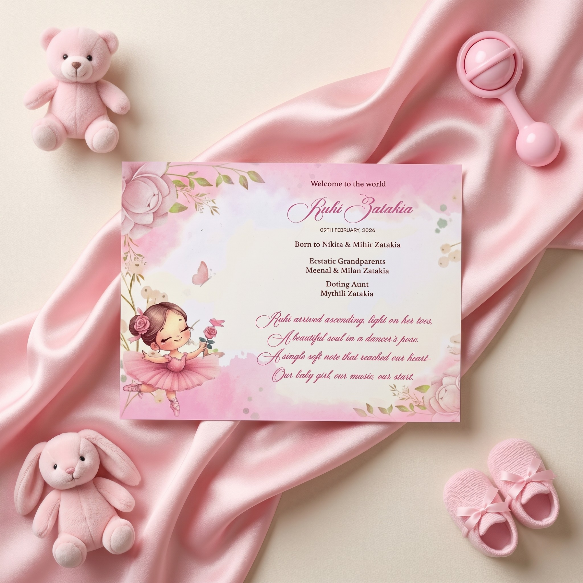 Baby Girl - Custom Print 12 Pc Sweet Gift Box