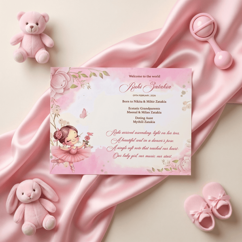 Birth announcement order