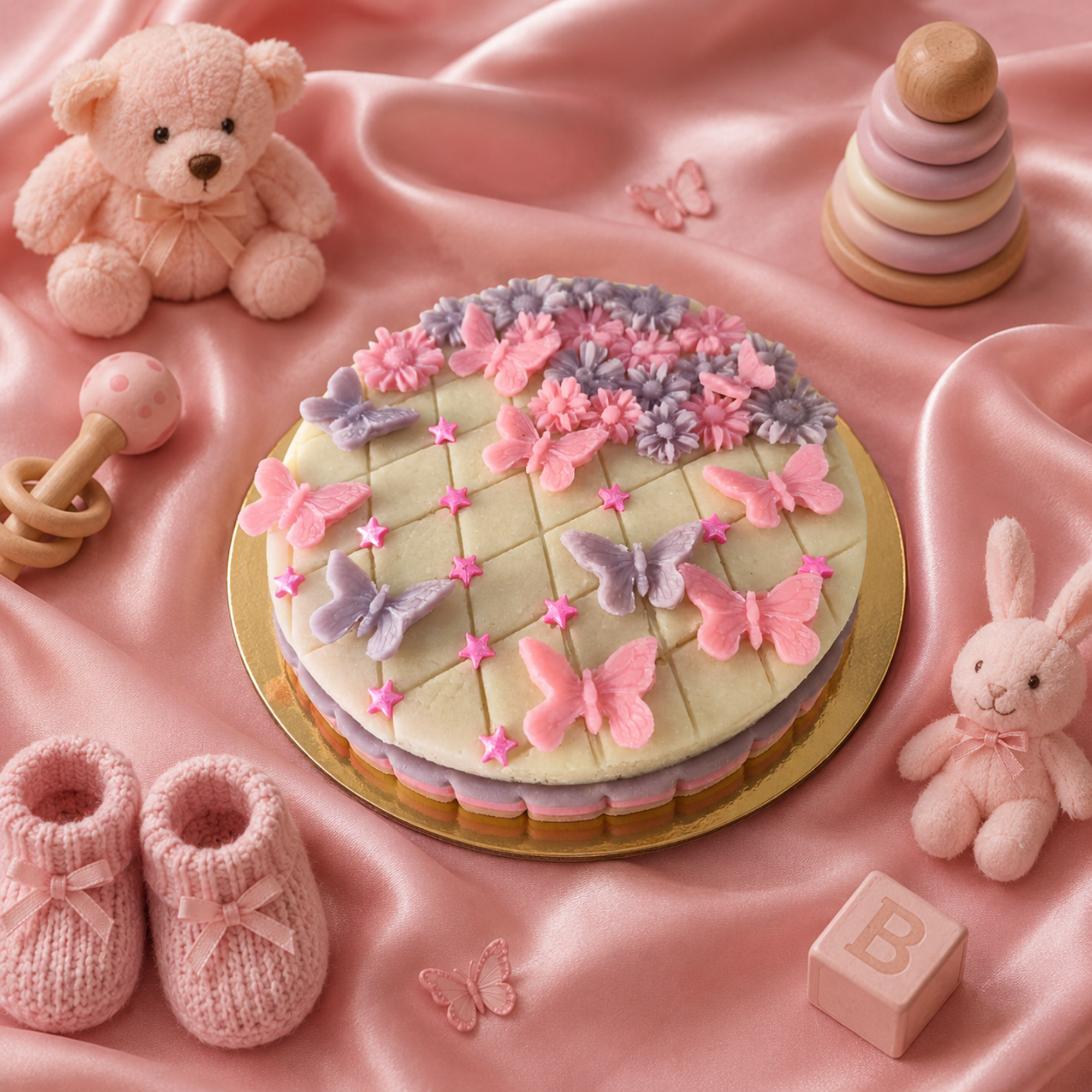 Baby Girl - Customized Cake