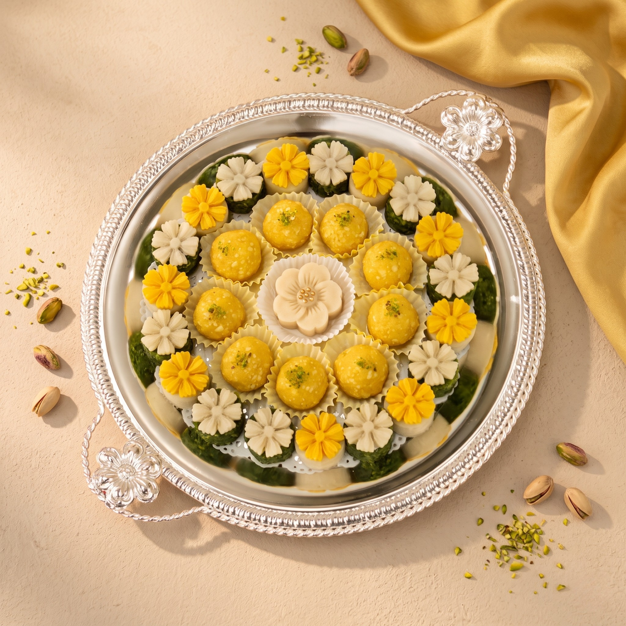 Badam Pista Shagun Platter 1