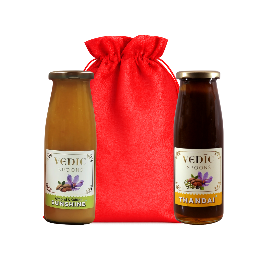 Almond Saffron Sunshine & Authentic Thandai