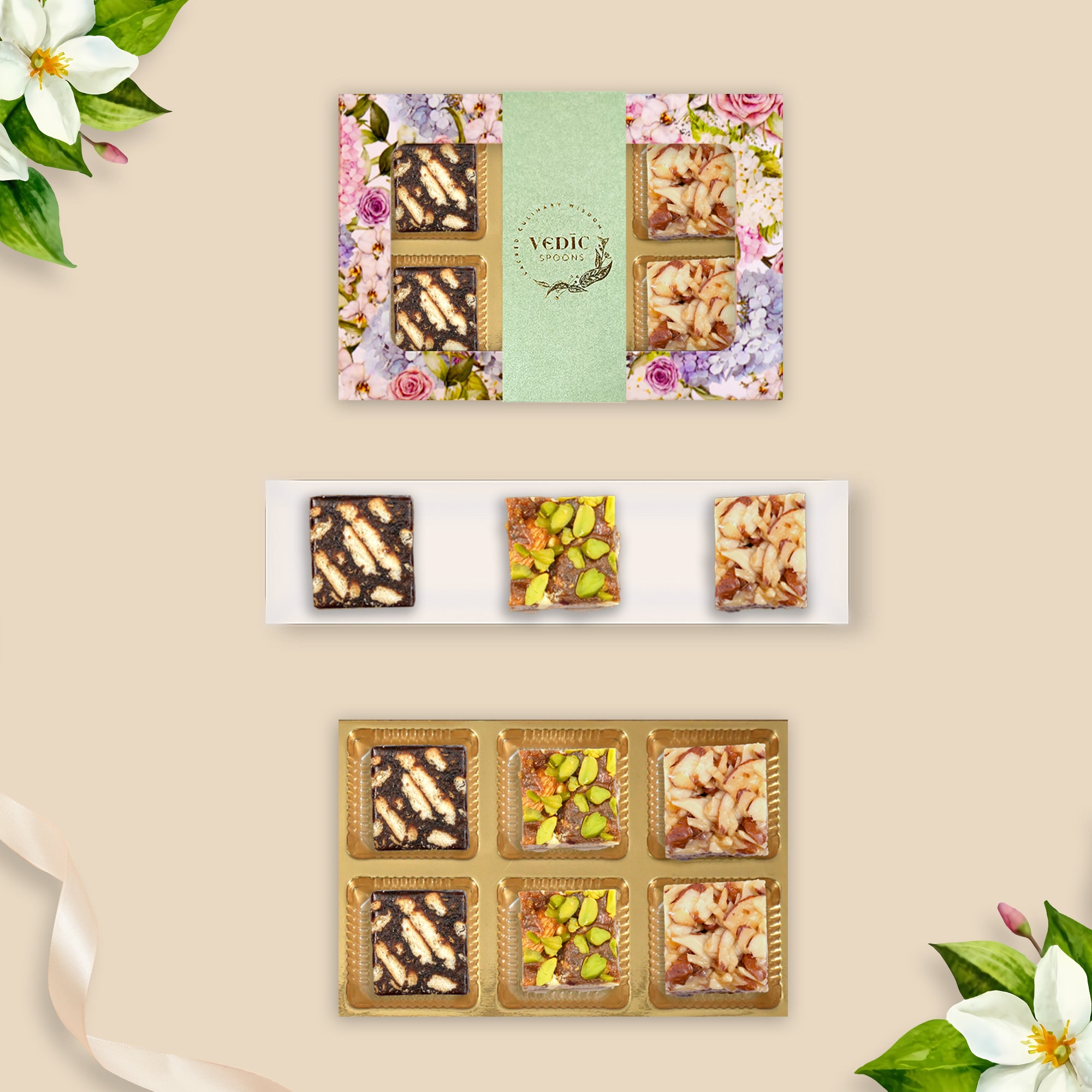 6 Pc Box Date Coffee Cookiee + Date DryFruit + Roasted Almond