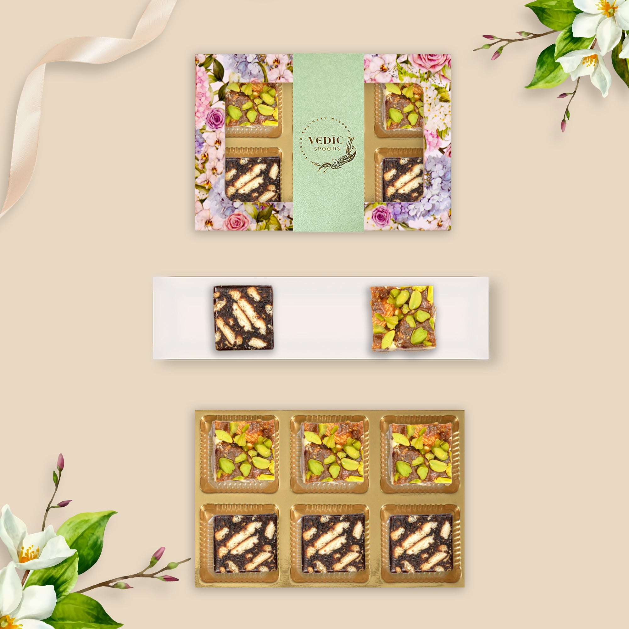 6 Pc Box   3 Date Coffee Cookie + 3 Date DryFruit