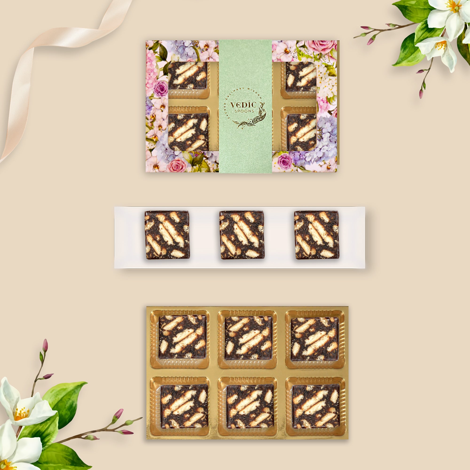 6 Pc Box Date Coffee Cookie