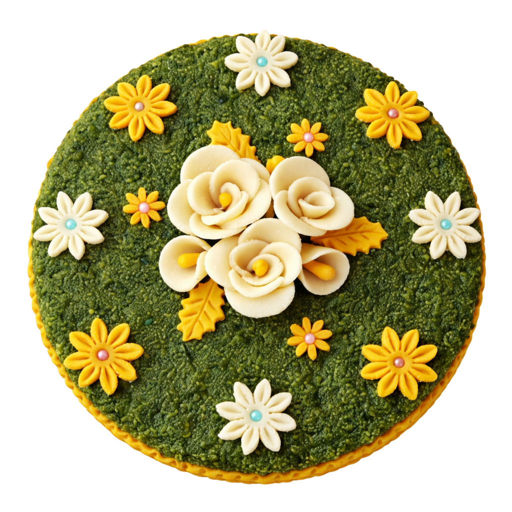 Badam Pishori Pista Cake