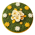 Badam Pishori Pista Cake