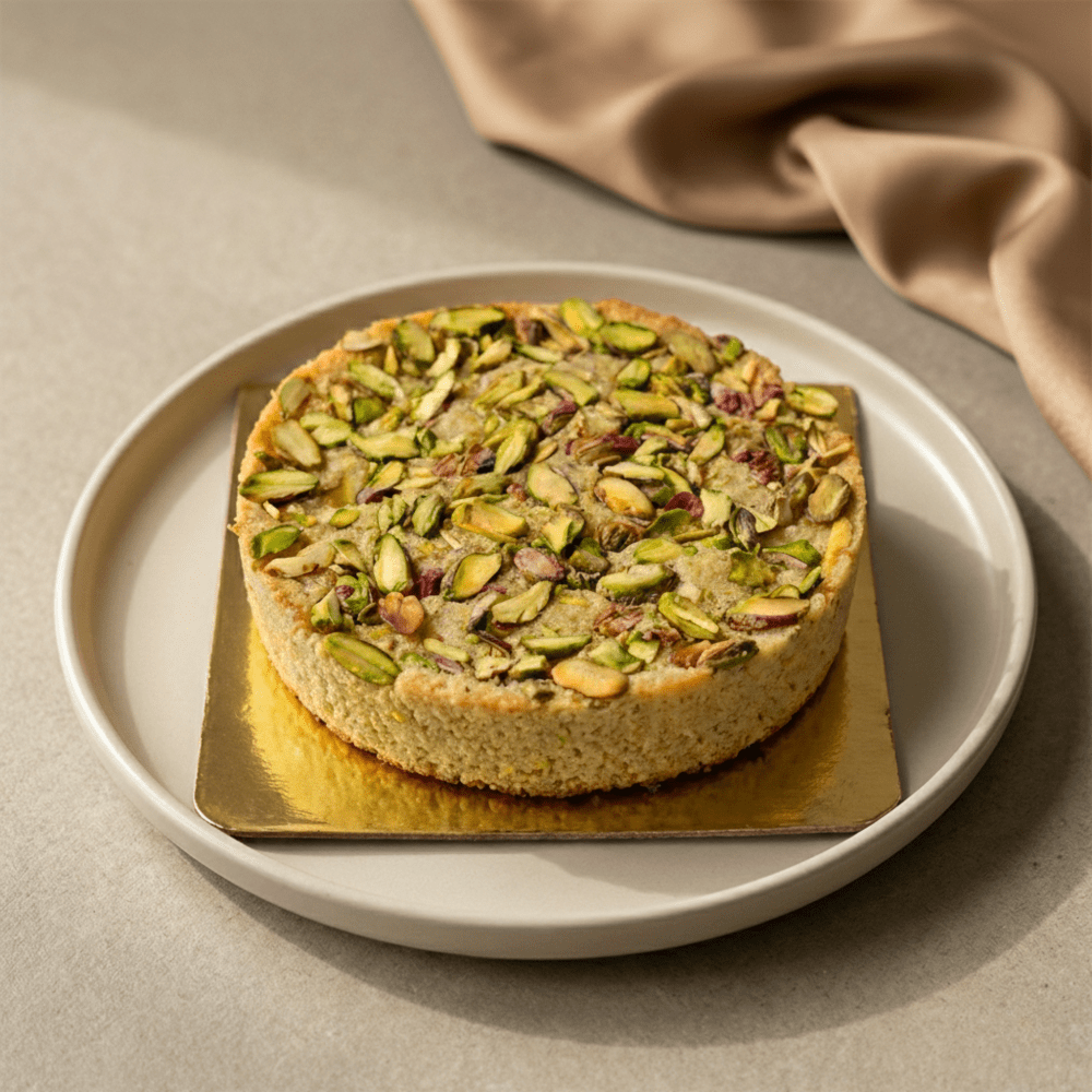 Baked Badam Pista Cake 250gms