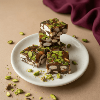 Date dry fruit sweets by Vedic Spoons