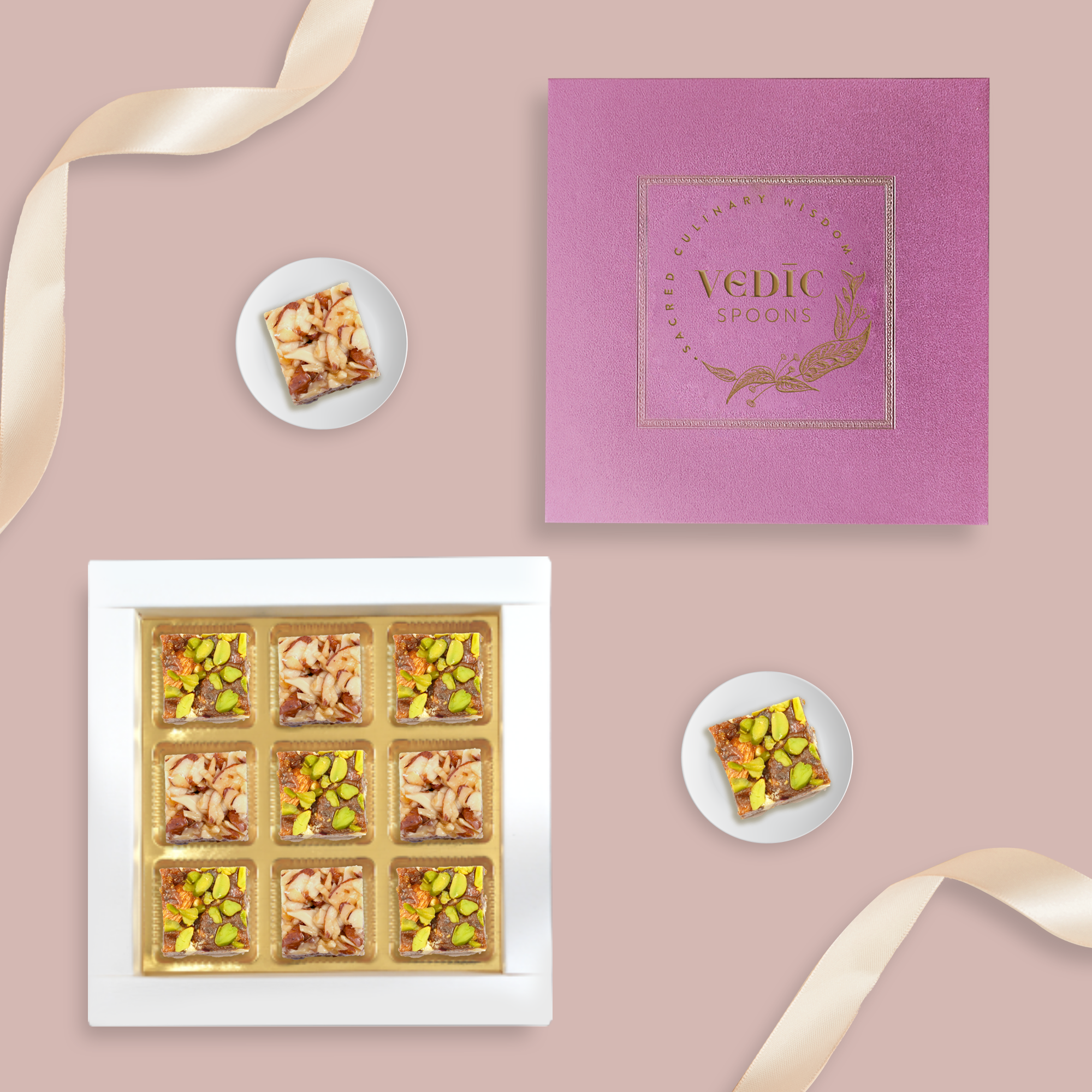 9 pc Box 5 Date Dryfruit + 4 Roasted Almonds