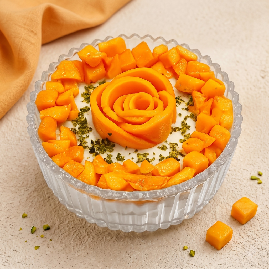 Mango Sandesh set in Decorative Bowl - 500g