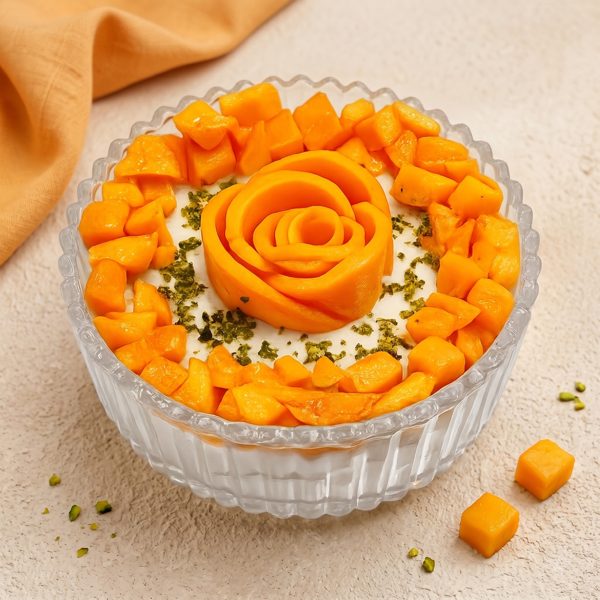 Mango Sandesh set in Decorative Bowl - 500g
