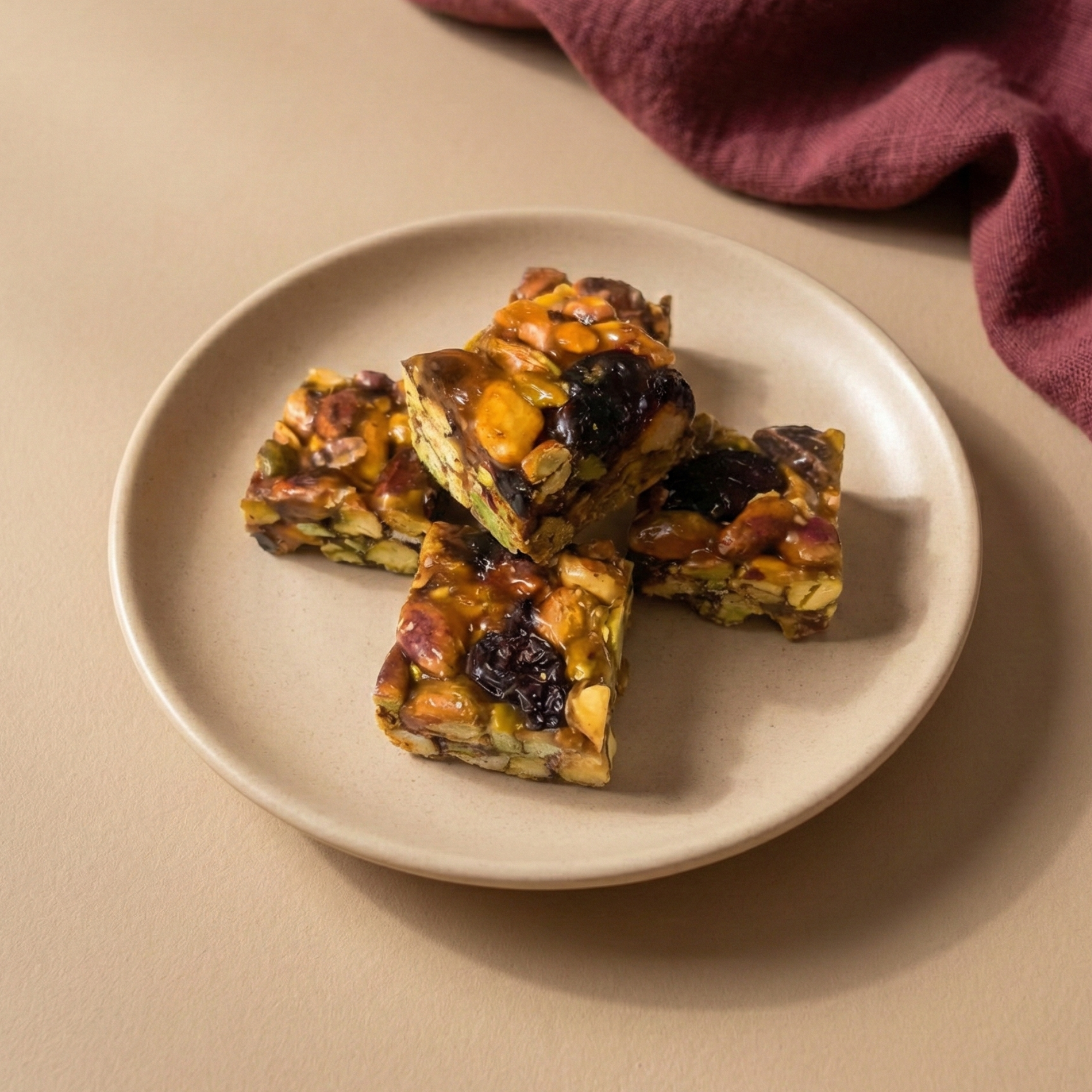 Pistachio Cranberry Squares