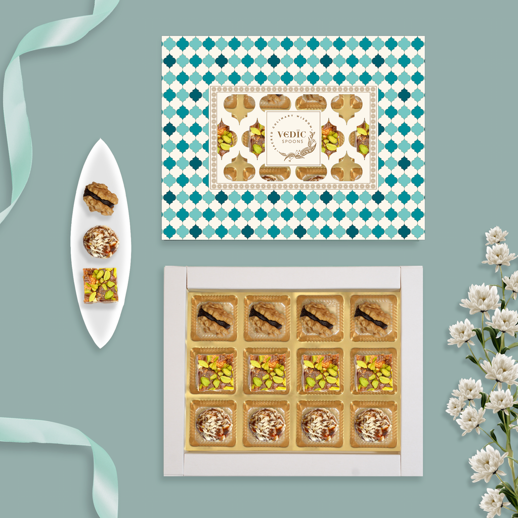 12 Pc Box Walnut Date coco +Date Dry Fruit + Date Mukhwas
