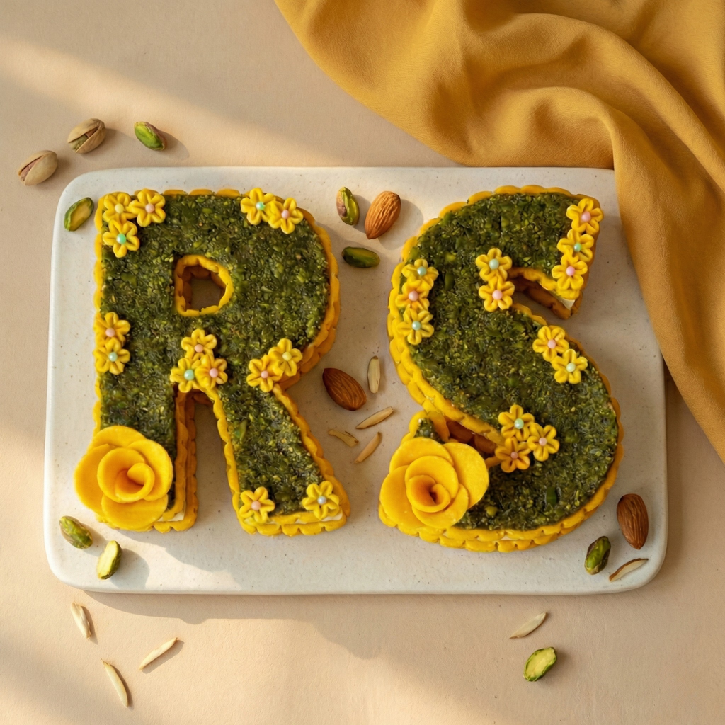 Customized Badam & Pista Cake