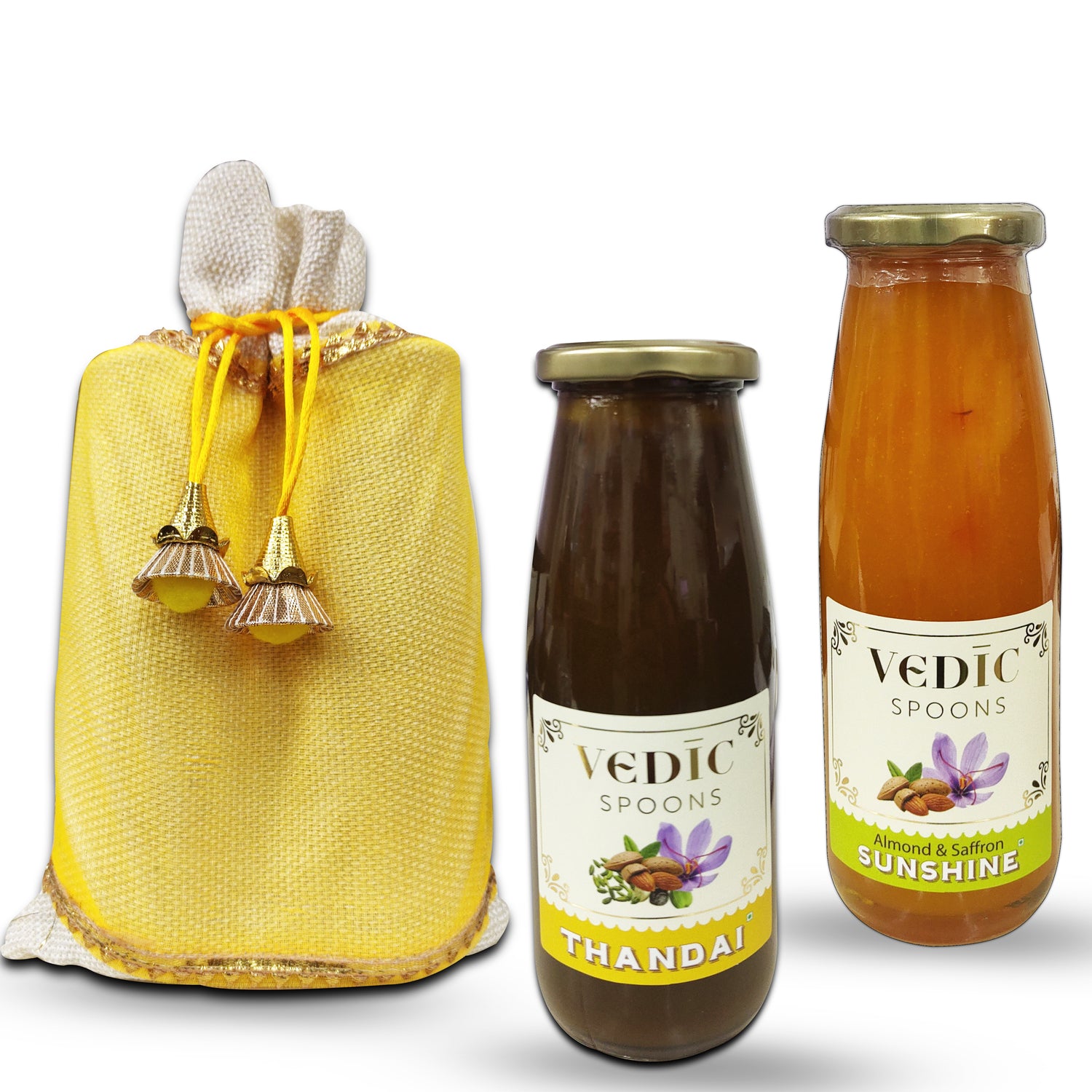 Almond Saffron Sunshine & Authentic Thandai