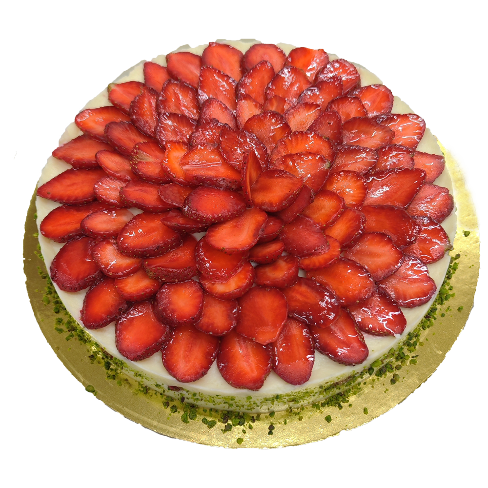 Strawberry Sandesh Cake (for delivery in Mumbai only)