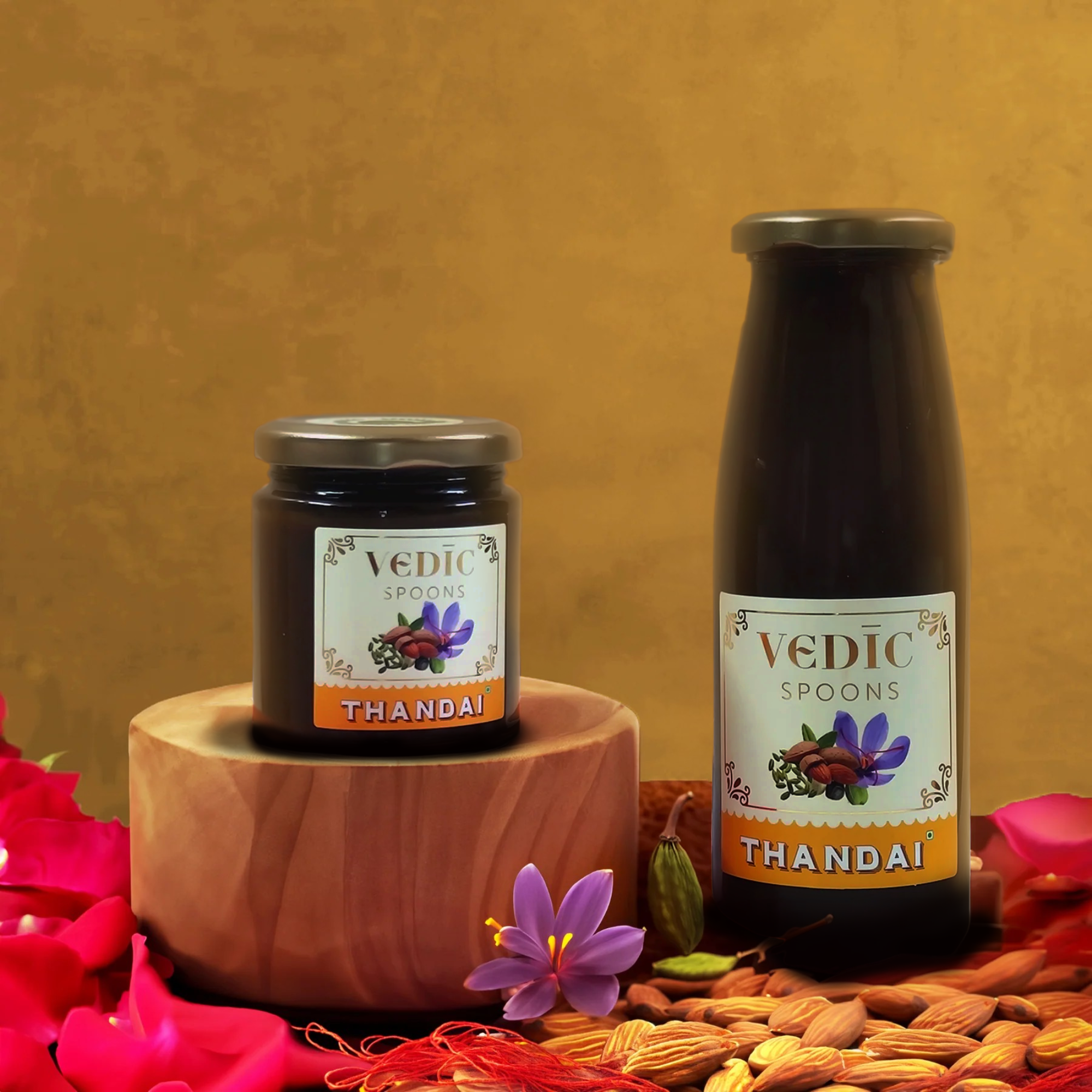 Almond Saffron Sunshine & Authentic Thandai