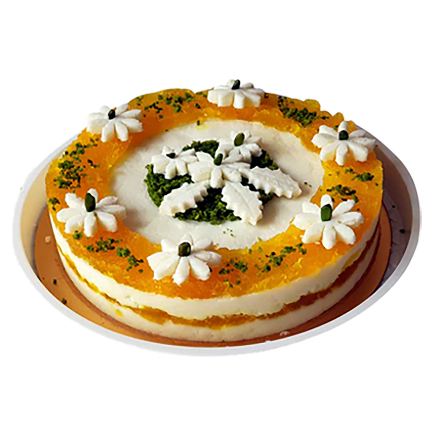 Tri Colour Sandesh Cake (for delivery in Mumbai Only)