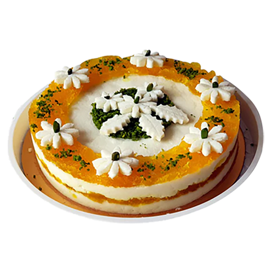 Tri Colour Sandesh Cake (for delivery in Mumbai Only)