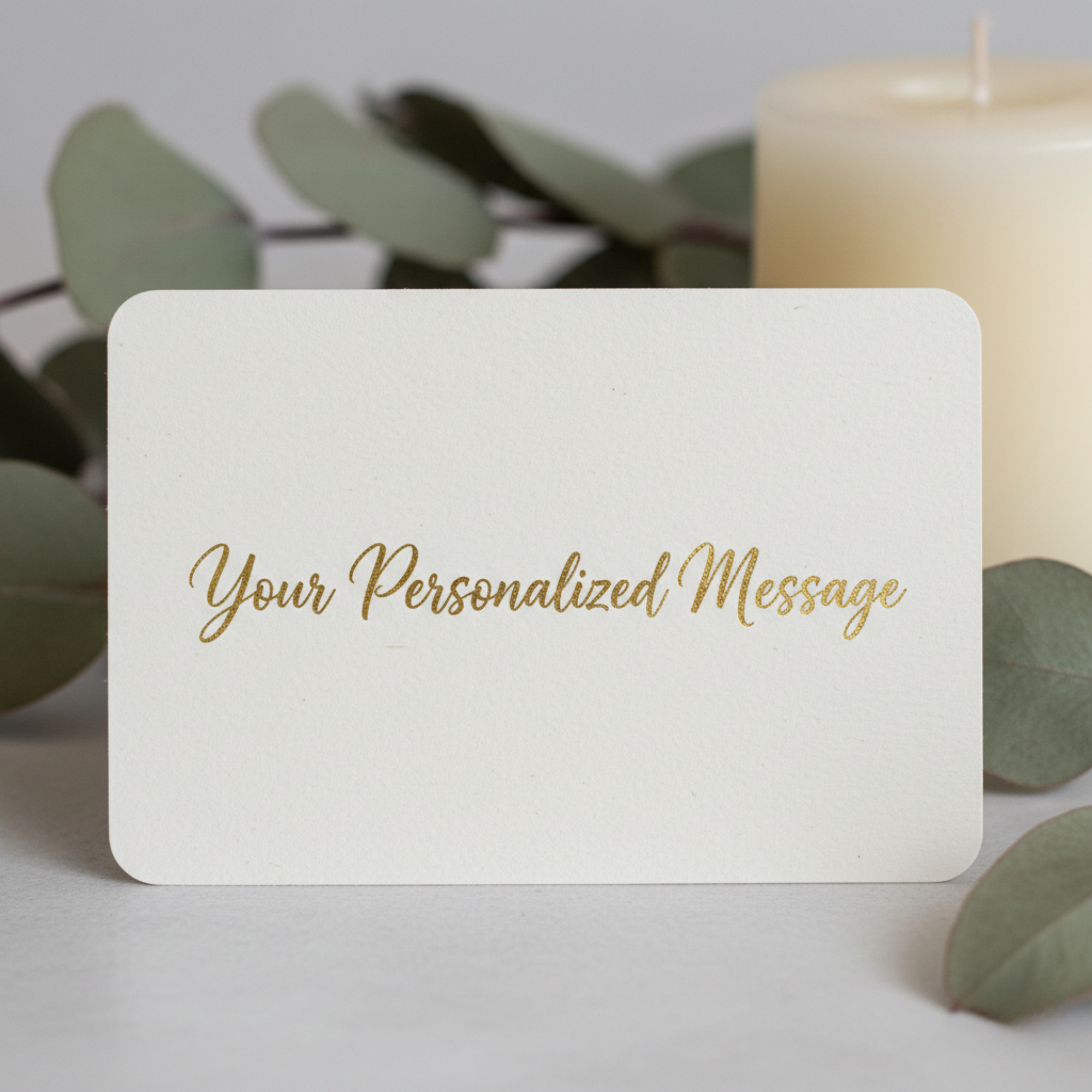 Gift Card with Personalized Message