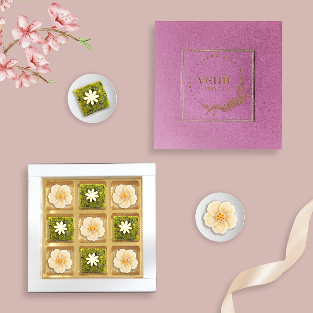 9 pc Box 5 Mamara Badam Flower + 4 Pista Loge