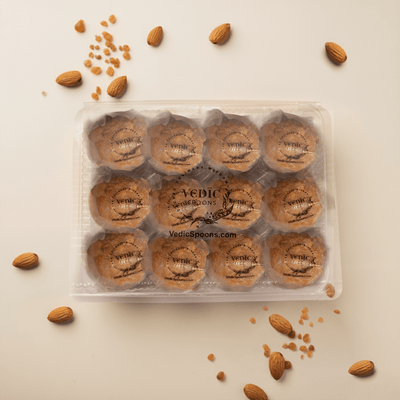 Gond badam laddoos by Vedic Spoons