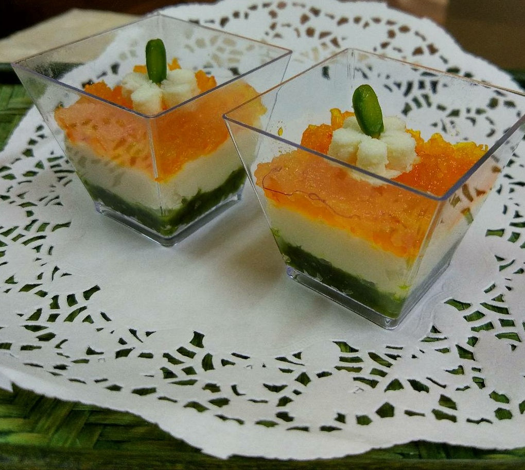 Tri Colour Sandesh (for delivery in Mumbai Only) - Vedic Spoons