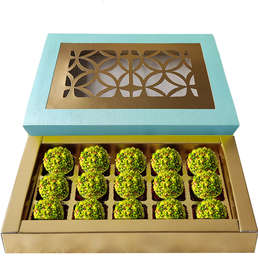 Rose Almond Pistacio Balls