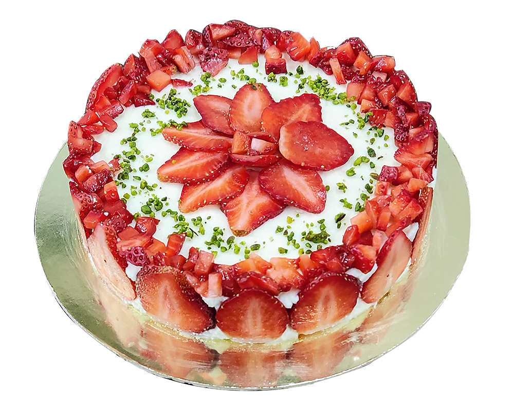 Strawberry Sandesh Cake (for Mumbai)