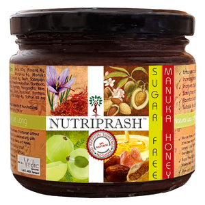 Nutriprash Sugar Free with Manuka Honey ~ No Artificial Sugars ~ Sweetened with Prunes, Rasins & Dates - Vedic Spoons