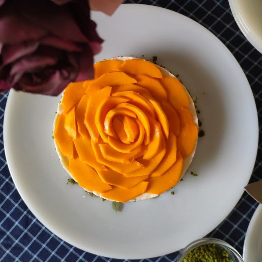 Mango Sandesh Cake (for Mumbai)